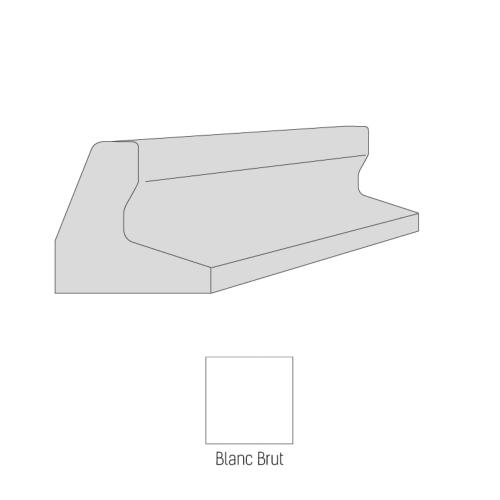 Bordure CITYPPROTECT - Type GS1 - 1m - Blanc